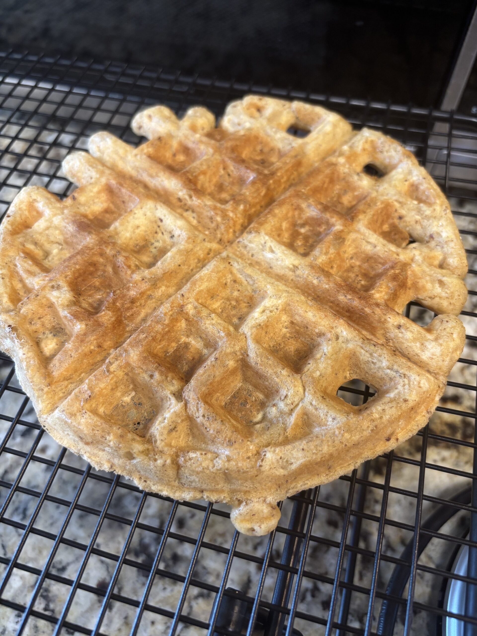 Reader submission of vegan waffles recipe.