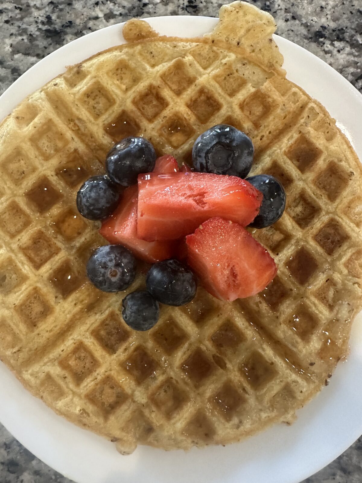 Reader submission of vegan waffles recipe.
