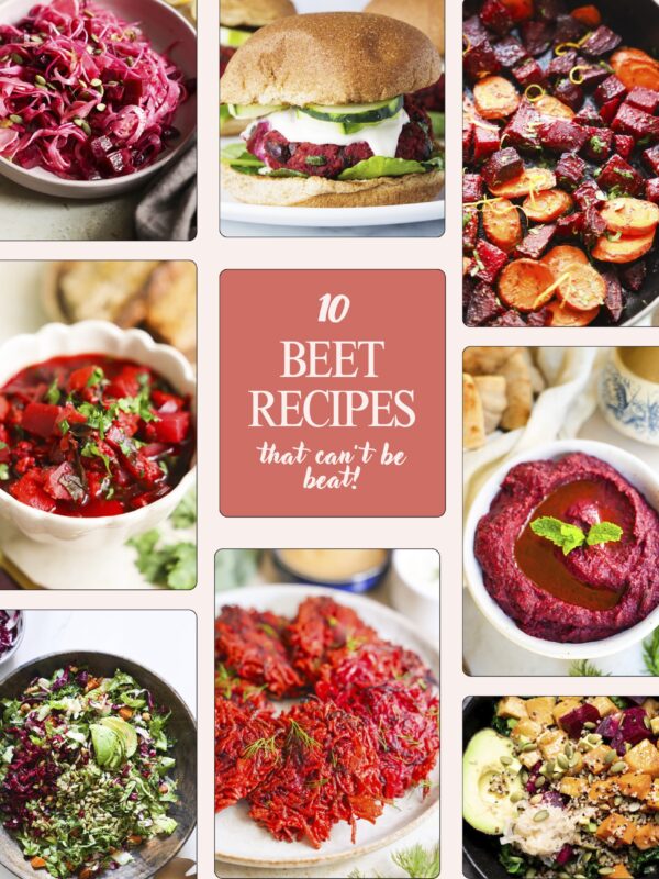 Photos of beet recipes.